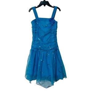 Iz Byer Girls Blue Size 7 Dress